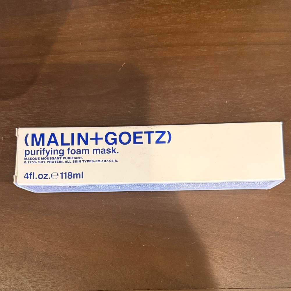 Malin+Goetz Purifying Foam Mask - White and Blue